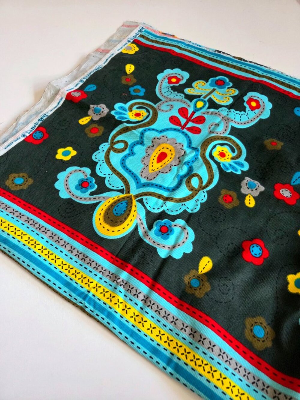 Corduroy Fabric Sewing Craft Project Textile Vibrant Colors Australia